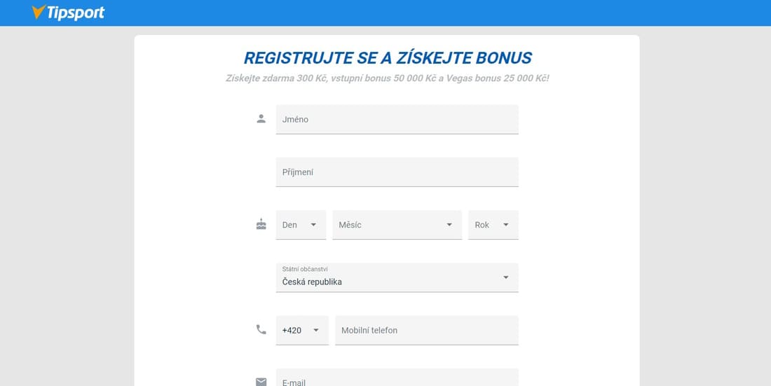 vlastnosti registračního procesu